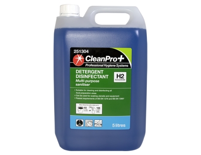Clean Pro+ Detergent Disinfectant H2 - 5 Litre